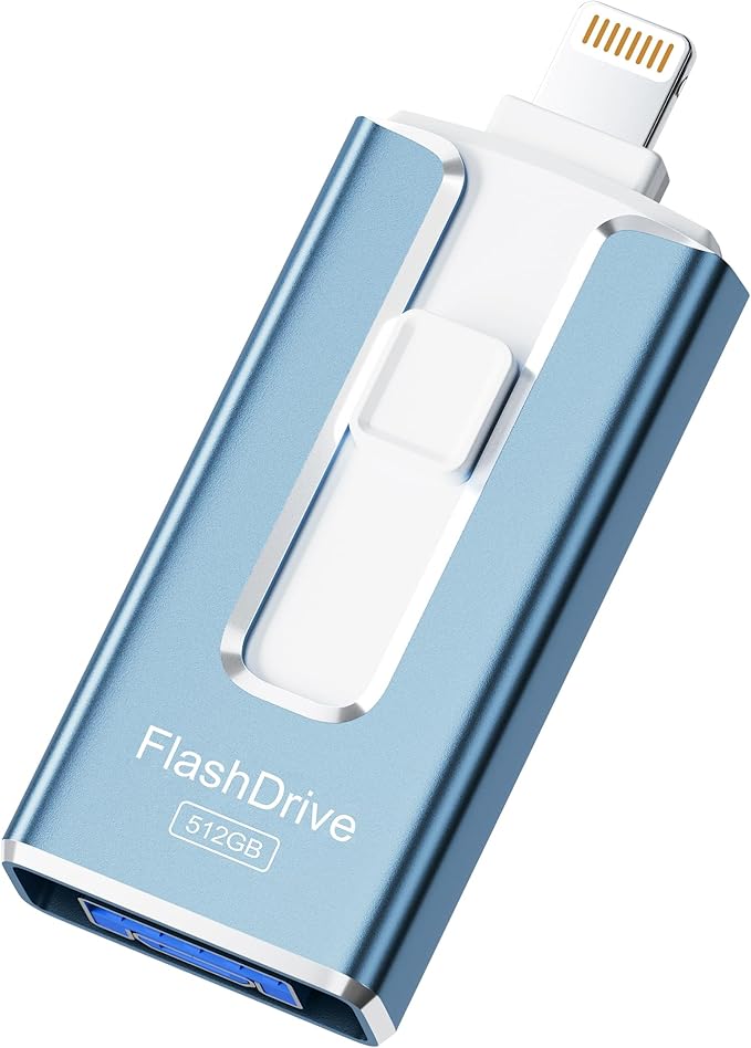 MFi Certified 512GB Flash Drive by SUDEHO