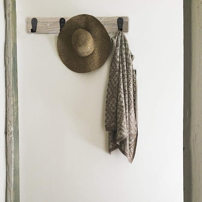 Flyisland Wall Hooks 8 Pcs, Coat Hooks Garage Hook Wall Mounted Hat Hangger - Image 7