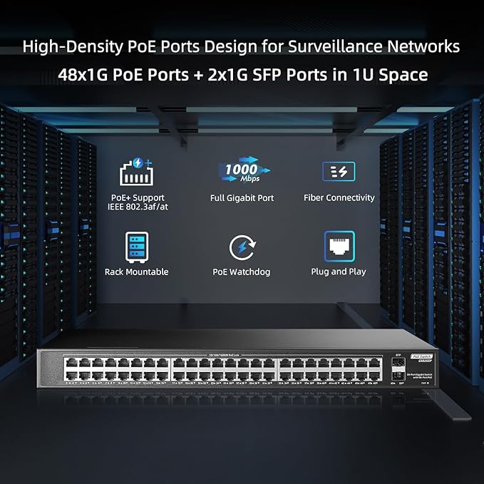48 Port Full PoE Gigabit Switch - Image 2