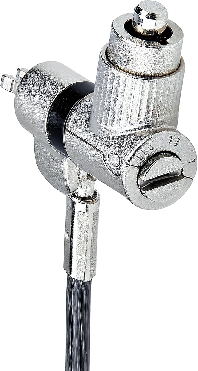 StarTech.com 3-in-1 Universal Laptop Lock 6.6ft, Master Keyed Security Cable - Image 3