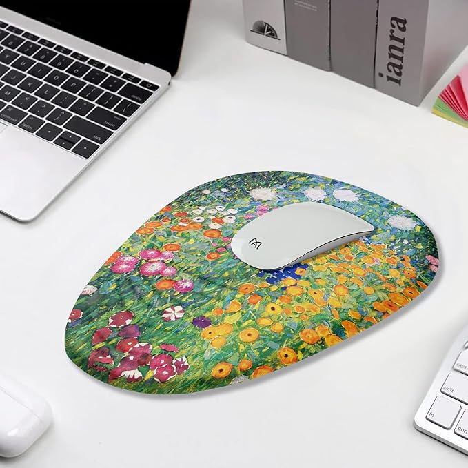 Mouse Pad, Cute Floral Mouse Pad - Image 5