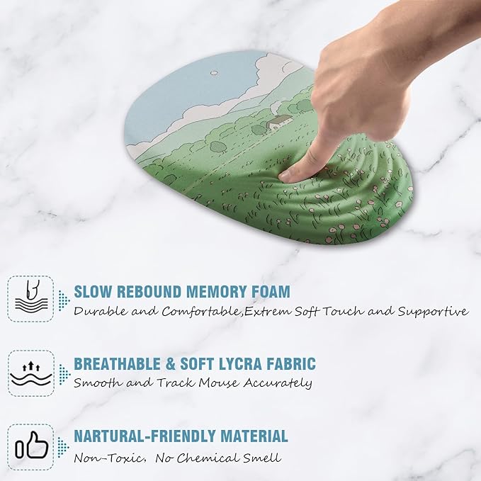 Ergonomic Mouse Pad Wrist Support, Mouse Pad - Image 4