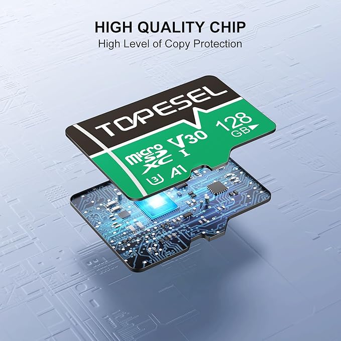 TOPESEL Micro SD Card high Speed 90mb per Second TF Card 4K Recording Memory - Image 3