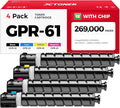 GPR-61 GPR61 Toner Cartridge Set 4-Pack by JCTONER