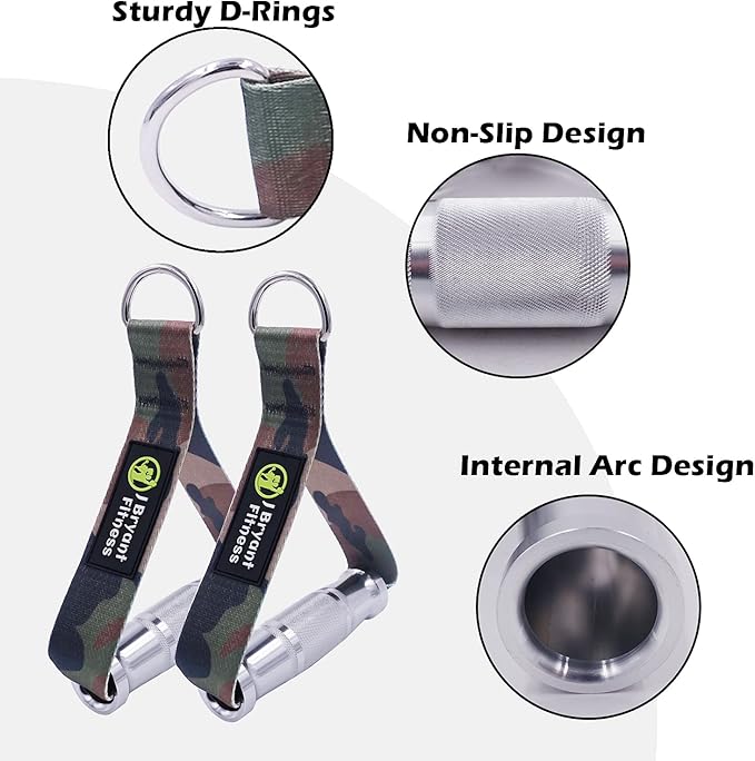 J Bryant Fitness Metal Gym Handles - Image 2
