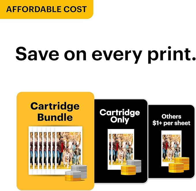 KODAK Dock Plus 4PASS Instant Photo Printer + 10 Sheets - Image 2