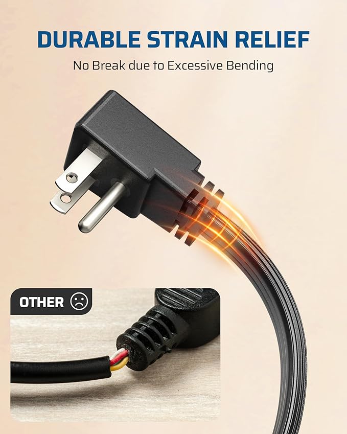 DEWENWILS Heavy Duty 3FT Extension Cord - Image 6