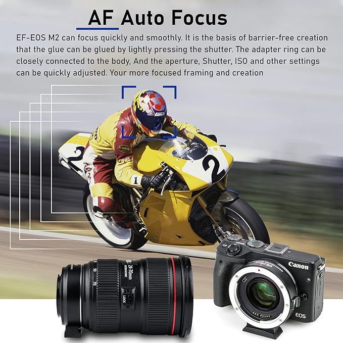 VILTROX EF-M2 Pro Lens Adapter 0.71x Auto Focus EF Lens to M4/3 Mount Adapter - Image 6