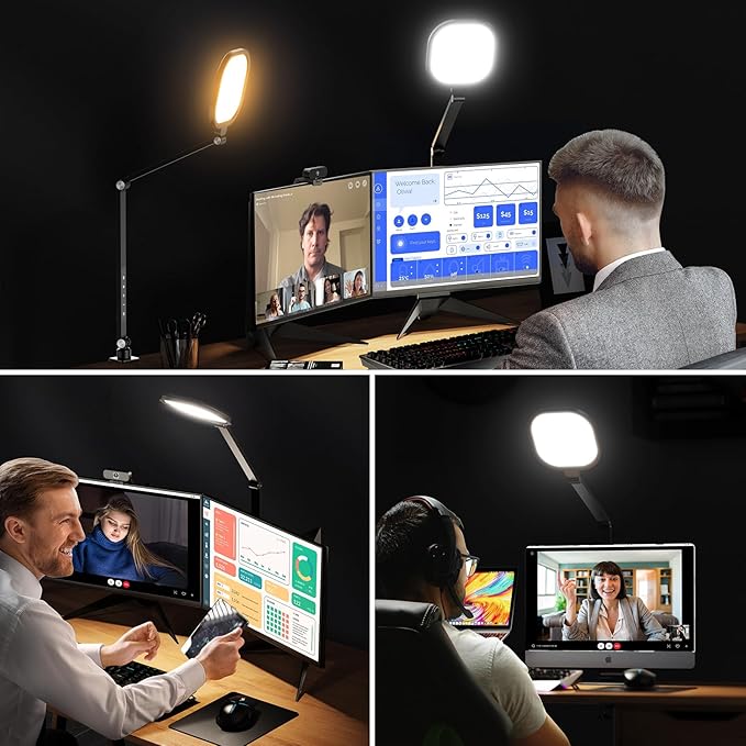 Desk Zoom Meeting Light for Video Conference, Computer Lights - Image 2