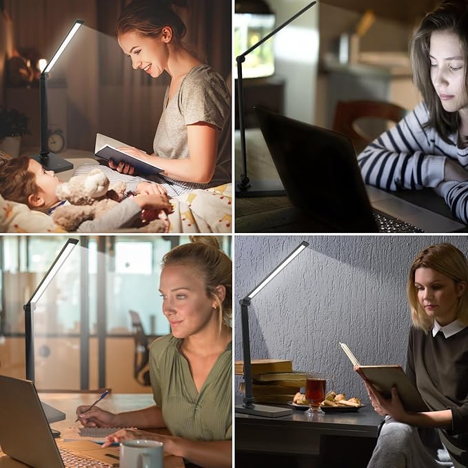 Rechargeable Desk Lamp LED Desk Lamps Eye-Caring Desk Lamps Dimmable Office Lamp - Image 6