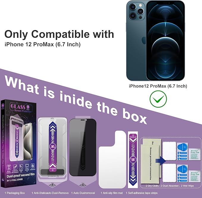 2 Pack Privacy Screen Protector - Image 7