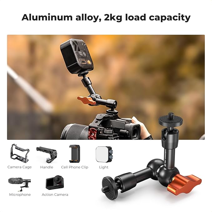 K&F Concept 6" Magic Arm Clamp Kit - Image 3
