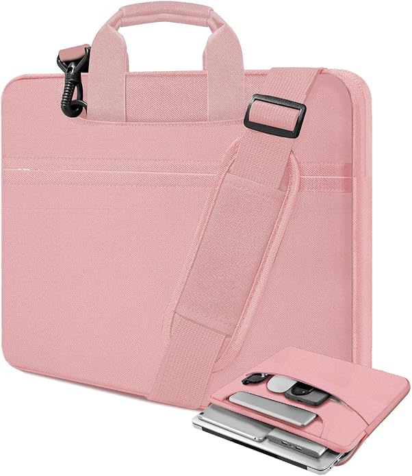Universal Laptop Shoulder Bag 13-17.3 Inch Shockproof Briefcase by Hseok