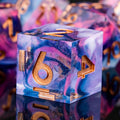 ARUOHHA Sharp Edges Dice Set DND Resin Lightning Dice by ARUOHHA