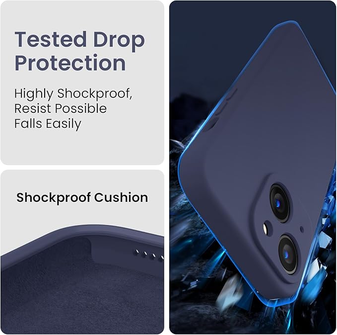 FireNova Designed for iPhone 15 Plus Case, Silicone Case with, Soft - Image 4