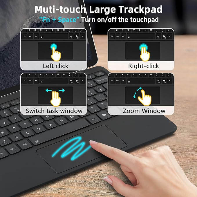 Magnetic Bluetooth Keyboard Cover - Image 6
