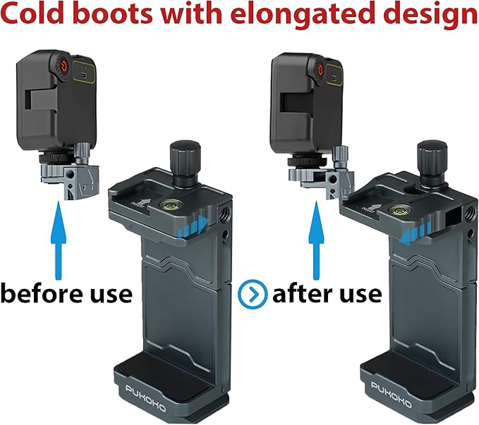 Metal Phone Tripod Mount Adapter Adjustable Phone Mount - Image 7