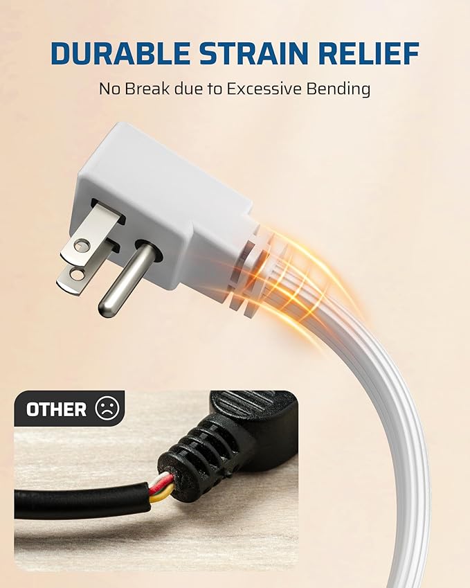 DEWENWILS Heavy Duty 3FT Extension Cord - Image 6