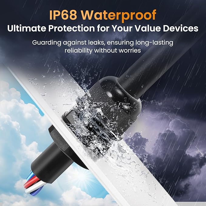 QILIPSU 32pcs NPT Cable Gland Kits 1/4" 3/8" 1/2" 3/4" Waterproof IP68 Nylon - Image 2