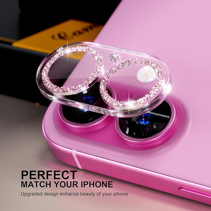 beuxece for 6 Pack iPhone 16 / iPhone 16 Plus Camera Lens Protector 9H Tempered - Image 5
