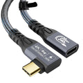CABLEDECONN USB C 3.2 Gen-2 Extension 1M 3.3FT 90 Degree ElbowThunderbolt 3 by CABLEDECONN