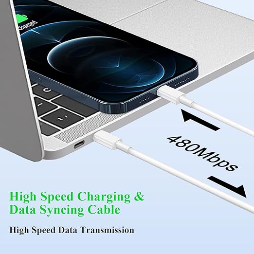 2Pack Fast Charger iPhone, 10FT iPhone Charger Fast Charging USB C to Lightning - Image 5