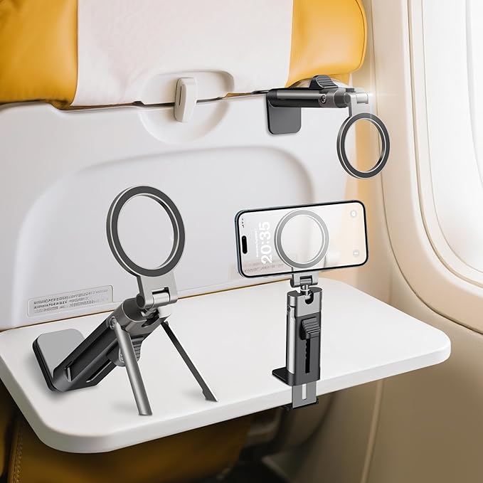 Airplane Phone Holder Mount, 360° Adjustable Hands-Free Mount, Handsfree by YAGHVEO