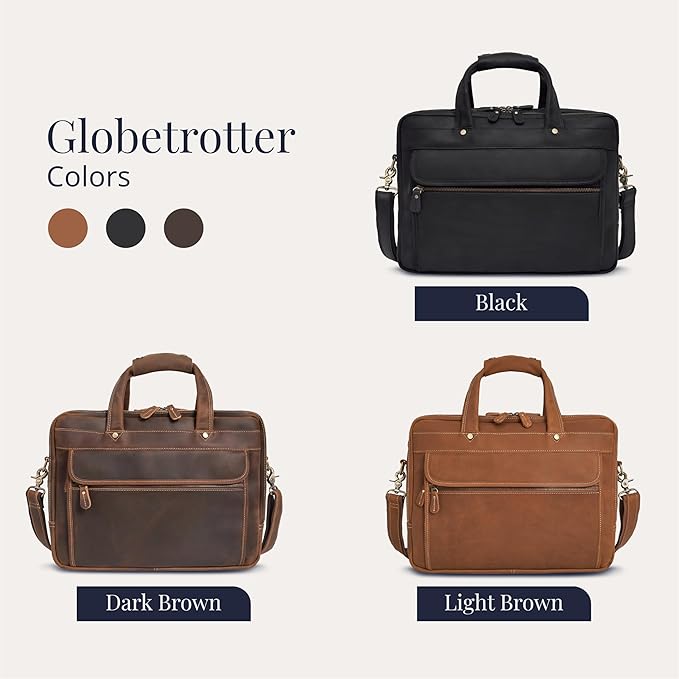 Luxorro Professional Leather Briefcase - Image 6