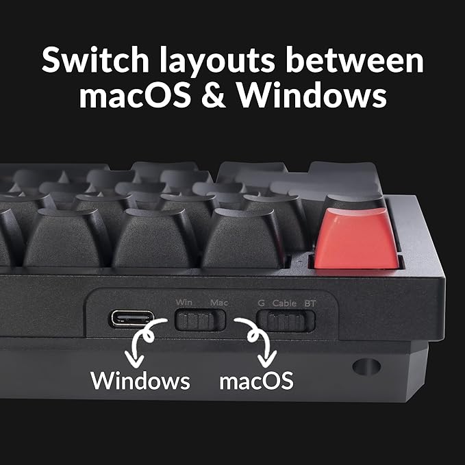 Keychron Q6 Max QMK/LAUNCHER Wireless Bluetooth/2.4 GHz/USB-C Wired Custom - Image 7