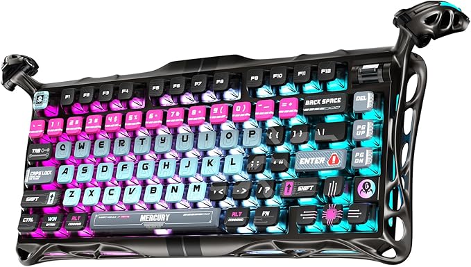 GravaStar Mercury V75 Pro HE Keyboard – 75% Layout Gaming Keyboard, Hall‑Effect by GravaStar