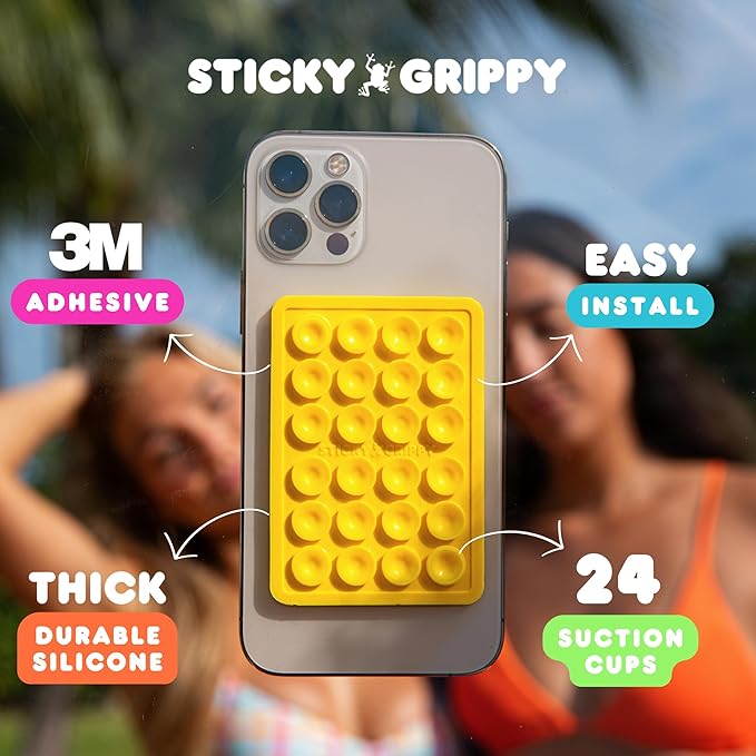 Suction Phone Case Mount, Sillicon Adhesive Phone Accessory - Image 3