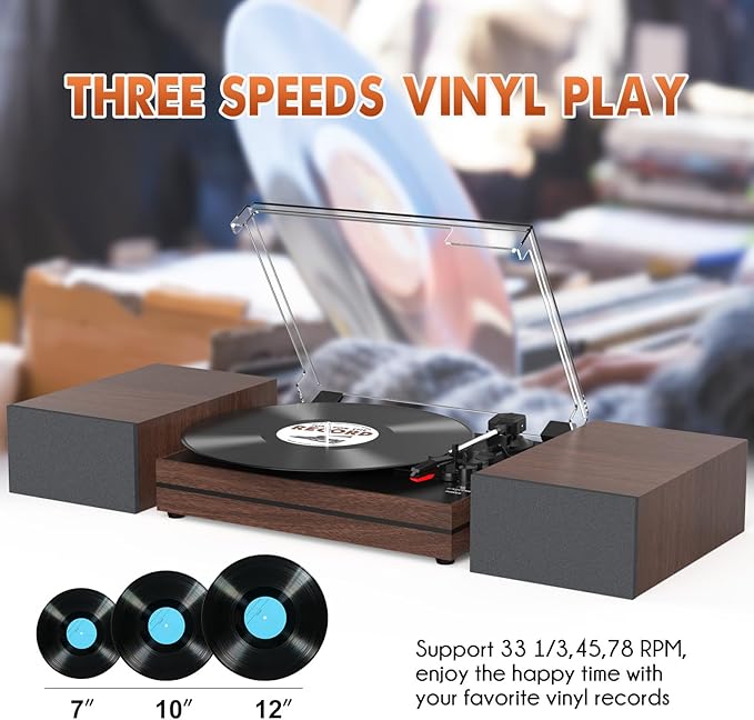 Vintage Record Player for Vinyl - Image 5