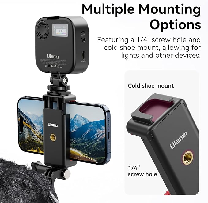ULANZI CM027 Phone Head Strap Mount Support Vertical Shots - Image 5