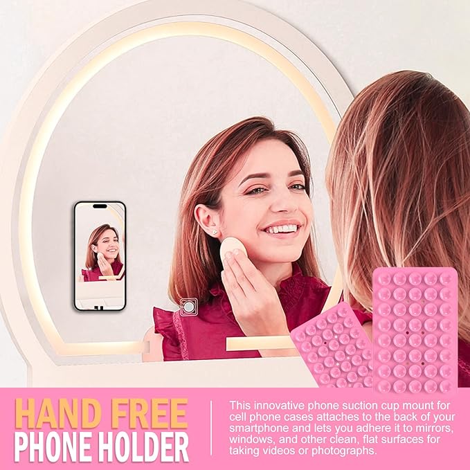 2PACK Silicone Double Sided Suction Phone Case Mount, Detachable Hands Free & - Image 7