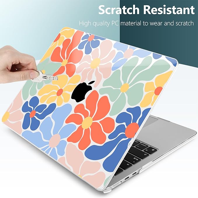 TWOLSKOO Compatible with M4 MacBook Air 13.6 inch Case 2025-2022 Release M4 - Image 4