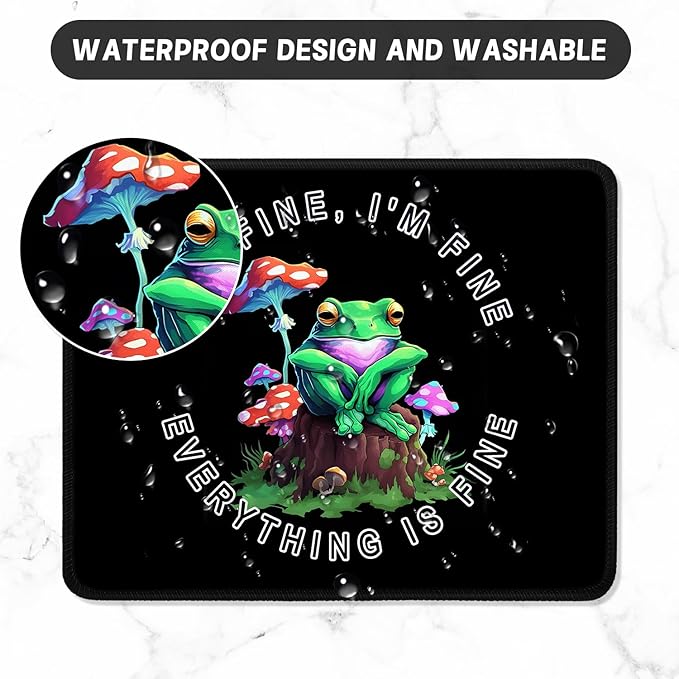 ITNRSIIET Mouse Pad with Stitched Edge Premium Textured Smooth Precise - Image 5