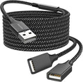 Durable USB A Male to 2 Female Extension Cord by MOGOOD