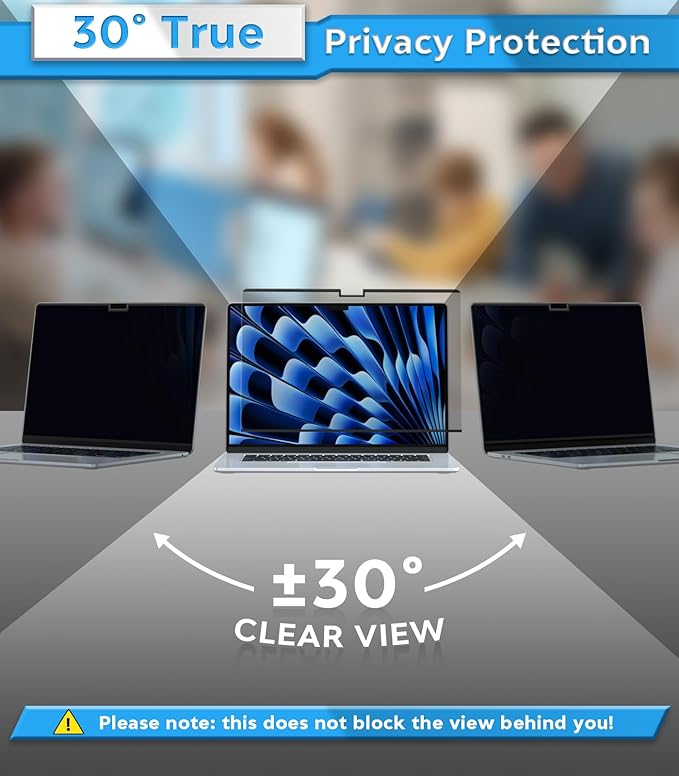 PYS Magnetic Privacy Screen for MacBook Air 15.3 Inch - Image 4