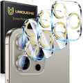 UniqueMe for 3 Pack iPhone 15 Pro/iPhone 15 Pro Max Camera Lens Protector by UniqueMe