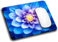 Blooming Blue Lotus Flower Mouse Pads by EASTSMOOTH