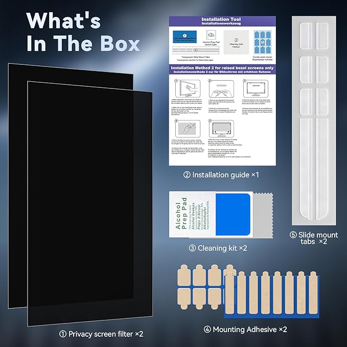 24 Inch Computer Privacy Screen Filter - Image 8