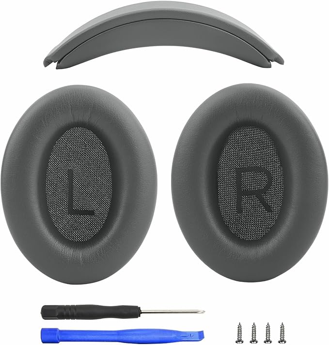 Ear Cushion and Protein Leather Replacement Headband Pad Kit by Unknown
