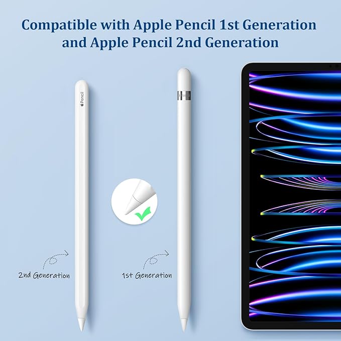 Upgraded Replacement Tips for Apple Pencil Pro/2nd Gen/1st Gen/USB-C, No Wear - Image 3