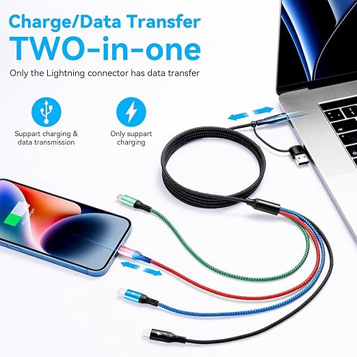 5 in 1 Multi Charging Cable 3.5A - Image 3