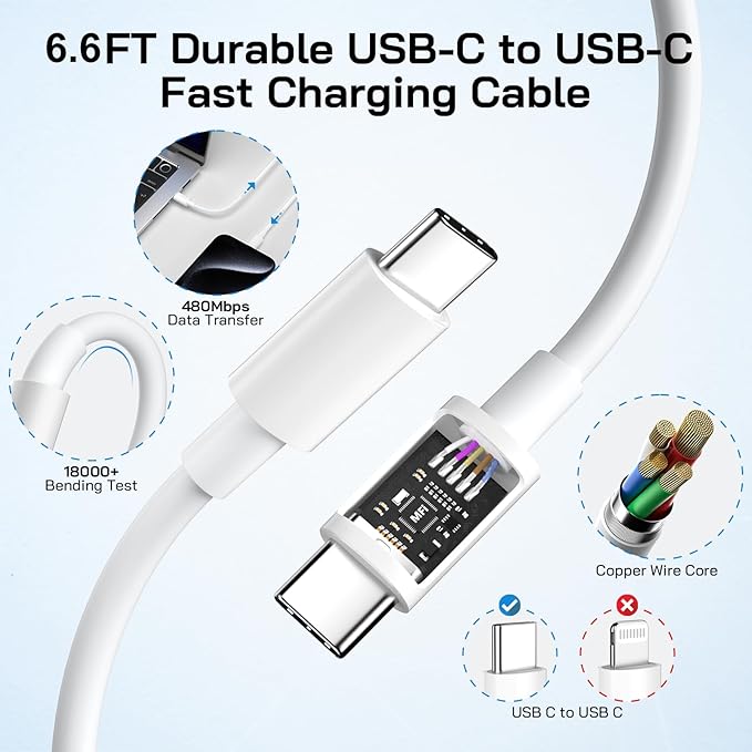 30W USB C i Phone 16 15 Charger Fast Charging, i Pad Pro/Air/Mini - Image 4