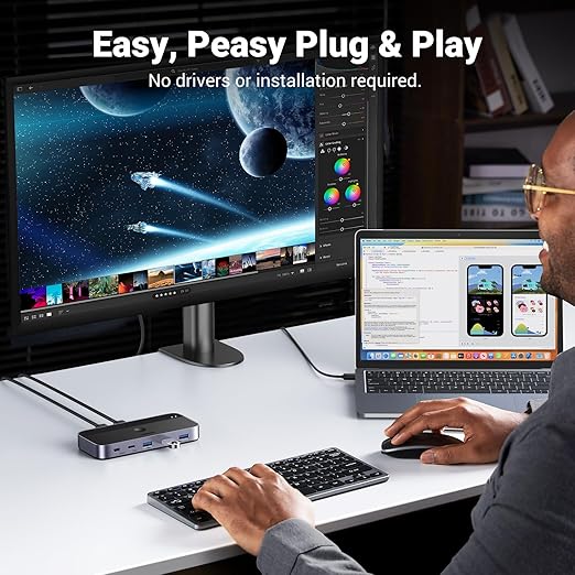 UGREEN USB 3.0 Switch 2 Computers Sharing USB C & A Devices, 4 Port USB - Image 3