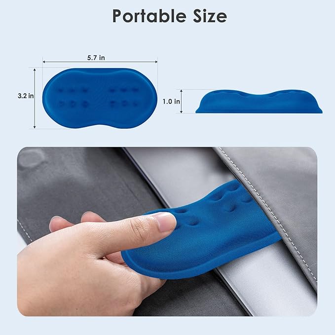 VANKEY Ergonomic Mouse Wrist Rest, Soft Mouse Wrist Support Pad - Image 7