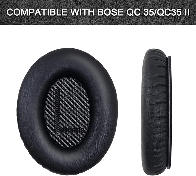 Replacement Ear Pads for Bose QuietComfort 35 35 II 15 25, Headphone Ear Covers - Image 2