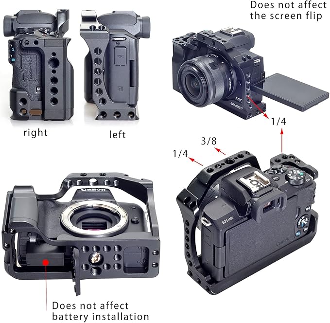 Hersmay For Canon M5 M50 II Cage - Image 3