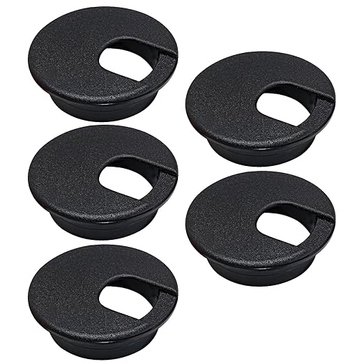 5 Pcs Desk Grommet 1-1/2" / 38 mm, Desk Cord Hole Cover, Cable Grommet ABS by EASYEAH